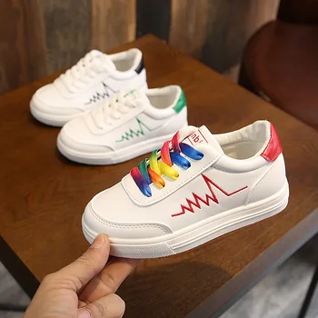 

2020 New Style Spring Children White Shoes BOY'S White Shoes Korean-style Trend Men Shoes Casual Shoes Men's Trendy Shoes