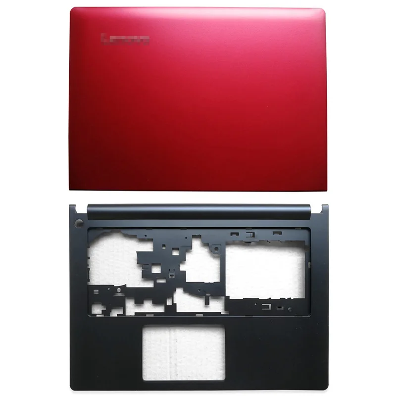 New Laptop A Cover/Front Bezel/C Cover/Bottom Case/Hinges For Lenovo S400 S410 S405 S435 S436No Touch Screen Back Cover Red laptop stand with fan Laptop Accessories