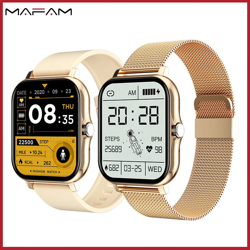 Мужские Смарт-часы MAFAM Y20 Lite с Bluetooth пульсометром и фитнес-трекером | Электроника