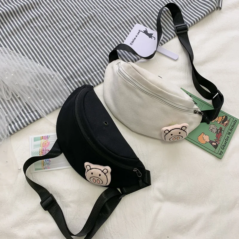 

2019 Summer New Style WOMEN'S Shoulder Bag Multi-Specification Cartoon Solid Color One-Shoulder Women's Zipper Shoulder Bag