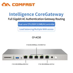 Roteador de gateway gigabit ac, mt7621a, 880mhz, 3x10/100/1000mbps, lan/wan, porta, múltiplo, equilíbrio de carga, gateway projeto wi fi