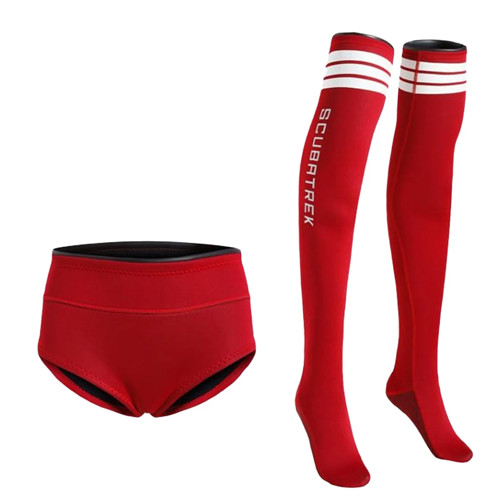 1.5mm Neoprene Women Wetsuit Shorts Uniform Snorkeling Stocking Bikini Swimsuit Diving Wetsuit Underwear Swimsuit Short Pants