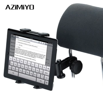 

AZiMiYO iPad Tablet Stand 360 Rotating Universal Adjustable for Car Headrest Holder 7-11inch tablet stand