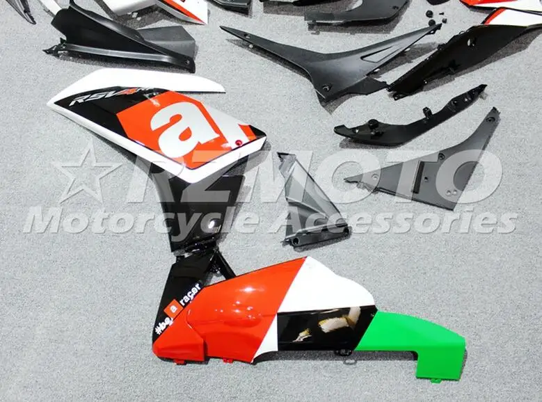 Полный мотоцикл полный комплект обтекателя для Aprilia RSV4 1000 2010 2011 2012 2013 впрыска ABS Пластик изготовленный на заказ BR