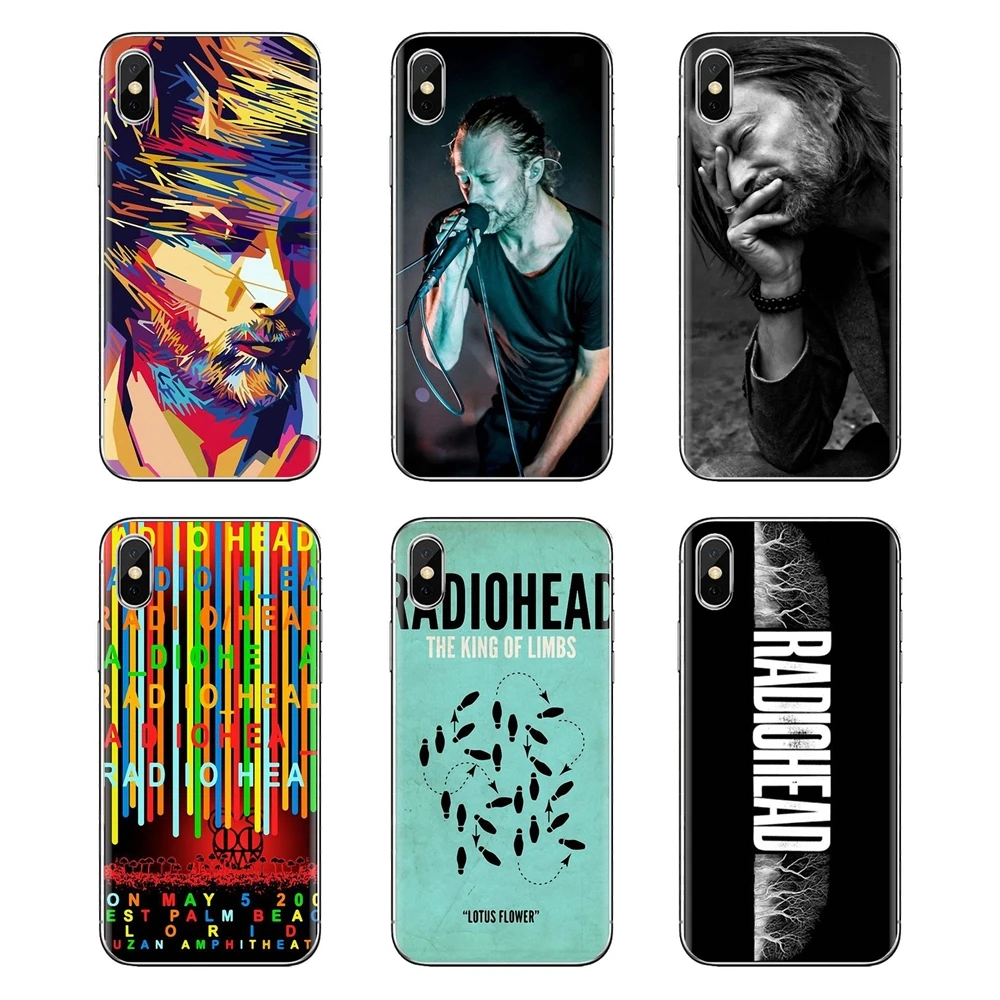 Covers For iPhone XS Max XR X 4 4S 5 5S 5C SE 6 6S 7 8 Plus Samsung Galaxy J1 J3 J5 J7 A3 A5 Radiohead Kid A Thomas Edward Yorke |