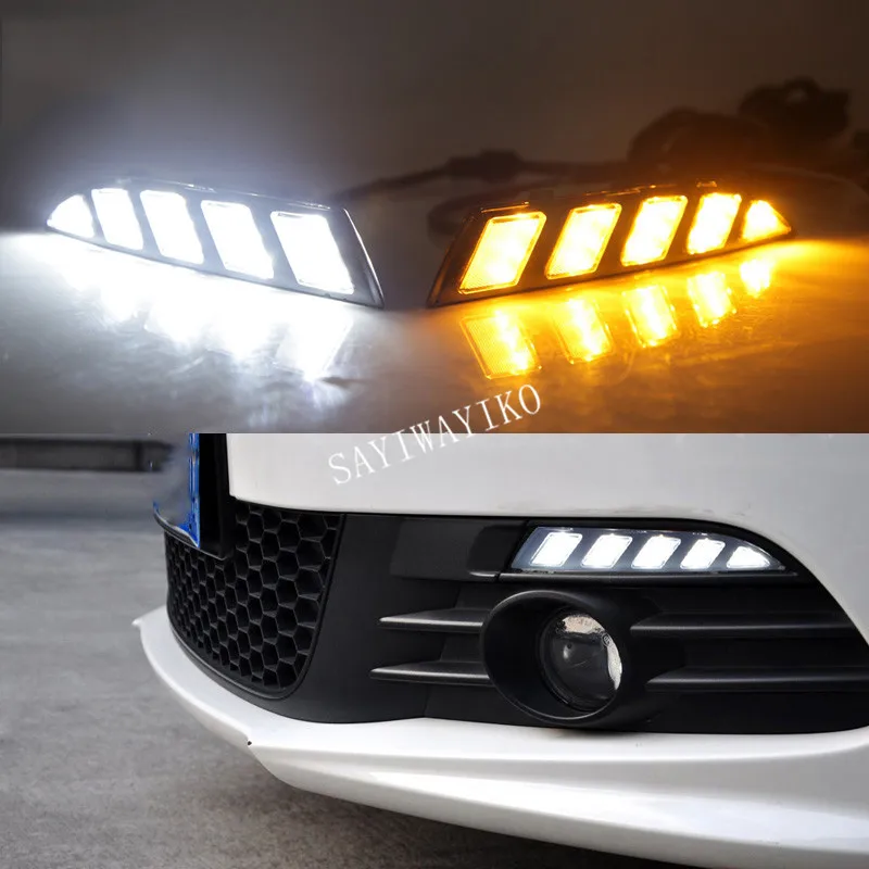 

Для Volkswagen Scirocco 2011 2012 2013 2014 2015 желтый указатель поворота реле Водонепроницаемый 12V авто светодиодный DRL Дневной светильник