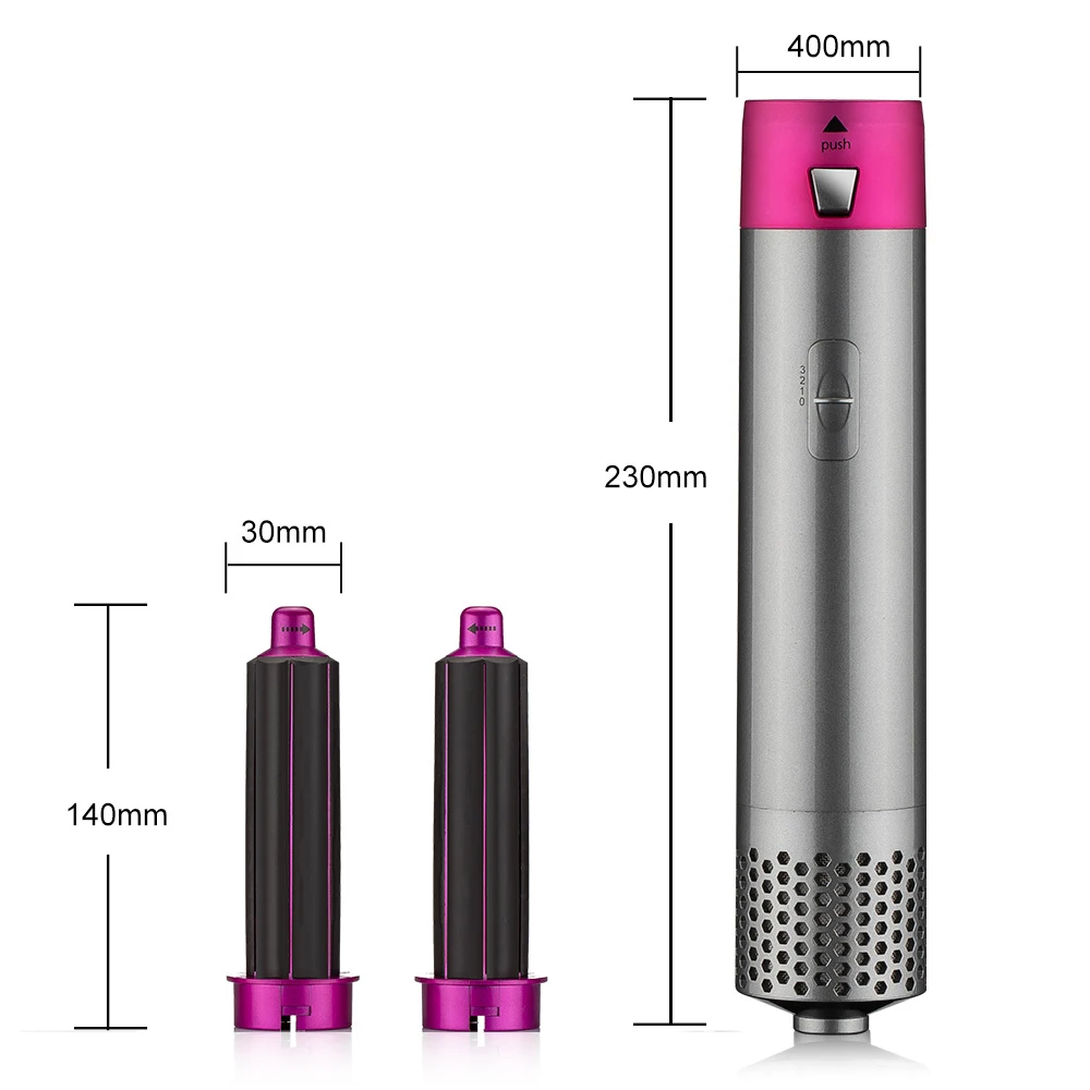 US $1.848.00 5 In 1 Multifunctional Hair Dryer Comb Hot Air Styler Comb Straightening Rotating Brush Curling Iron Hair Styling Tool