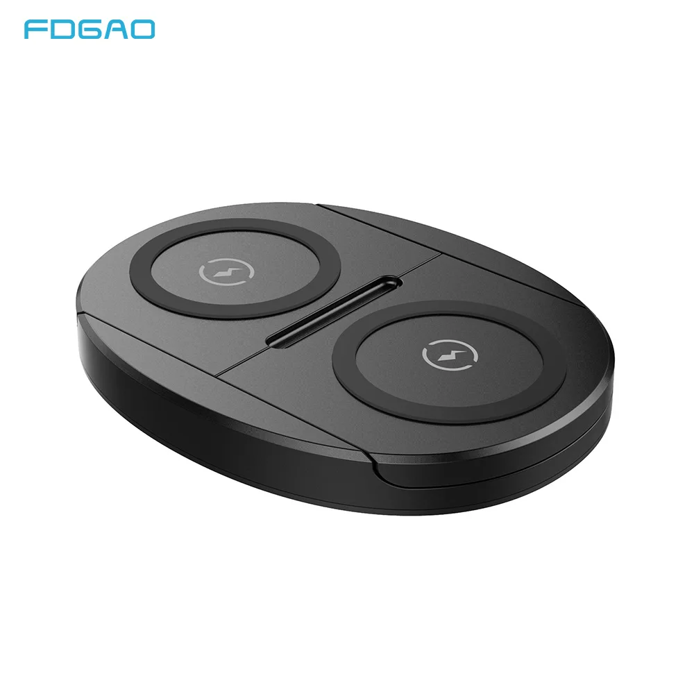 Беспроводное зарядное устройство FDGAO 20 Вт для iPhone 11 Pro Max X XS XR 8 Airpods 10 двойная