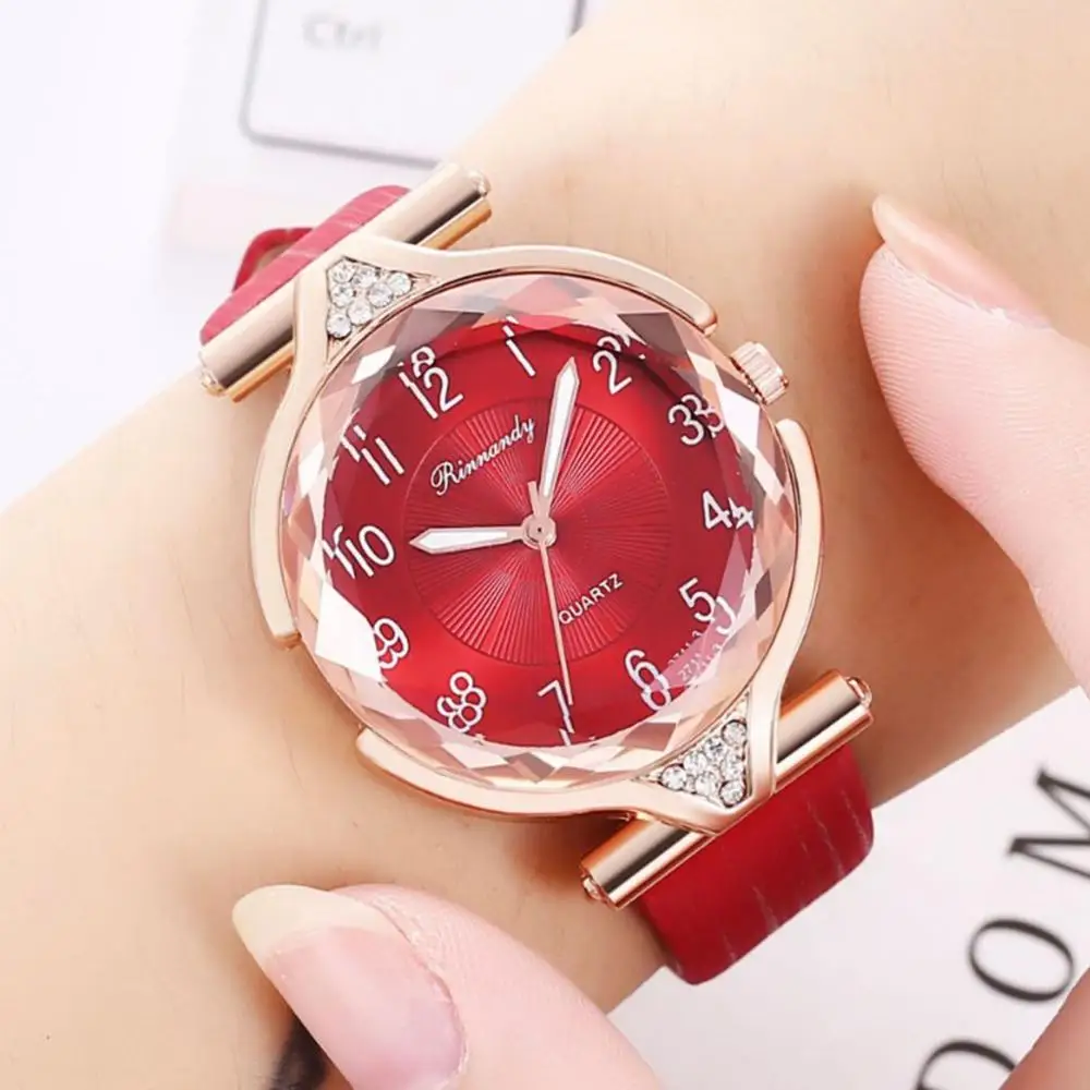 

Hot Women Fashion Casual Digital Personality Ladies Quartz Watch Round Wristwatch Clock Gift Zegarek Damski Reloj Mujer #W