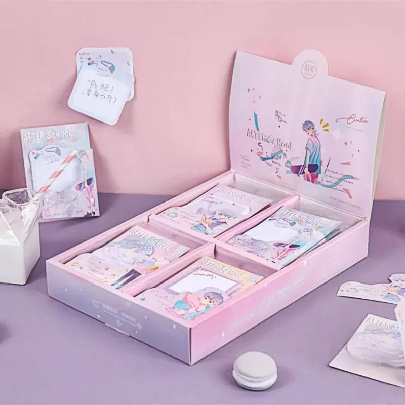 30 листов милые Мультяшные Липкие заметки Kawaii вишневые блокноты для записей