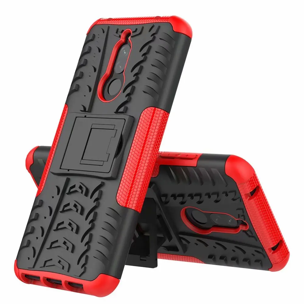 red armor case Прочный чехол для Xiaomi Redmi 8A чехол для Xiaomi Redmi 8 Note 8 pro Бампер противоударный жесткий ТПУ силиконовый защитный чехол для телефона держатель - Цвет: red armor case