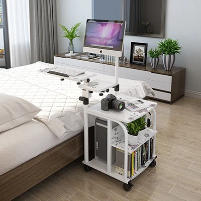 

Desktop Home Lazy Computer Desk Simple Removable Desk Lift Notebook Bed Bedside Desk