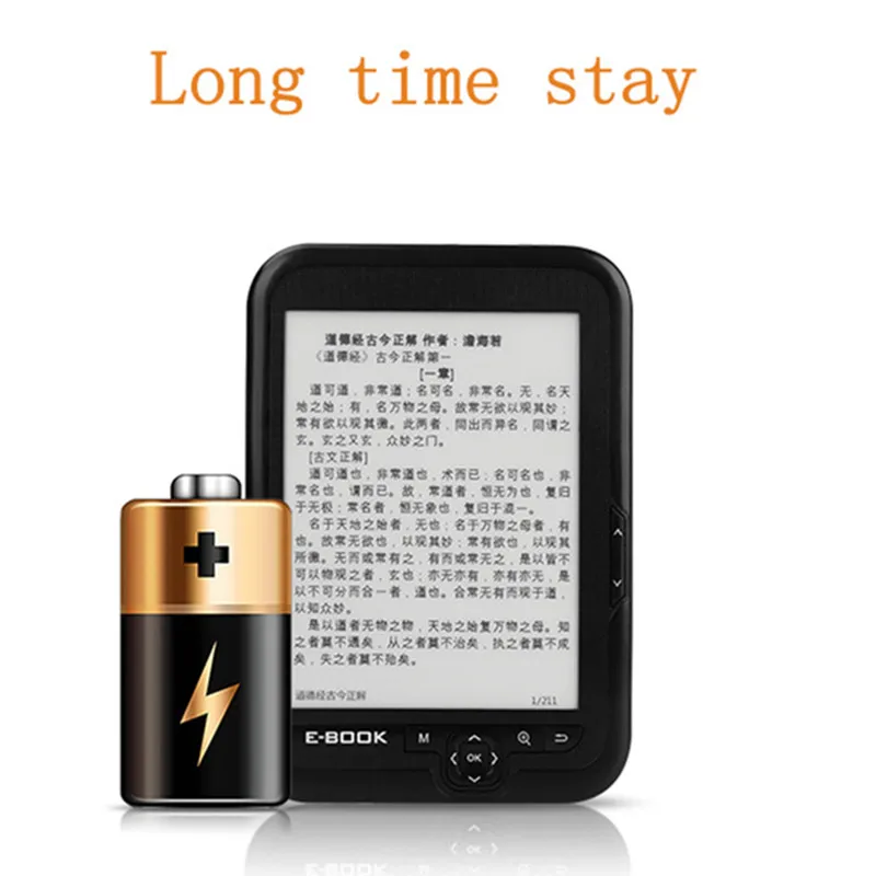 Новая электронная книга FB2 16 GB/8 GB русская электронная книга ридер e ink 6 дюймов электронная книга ридер батарея 2500mAh