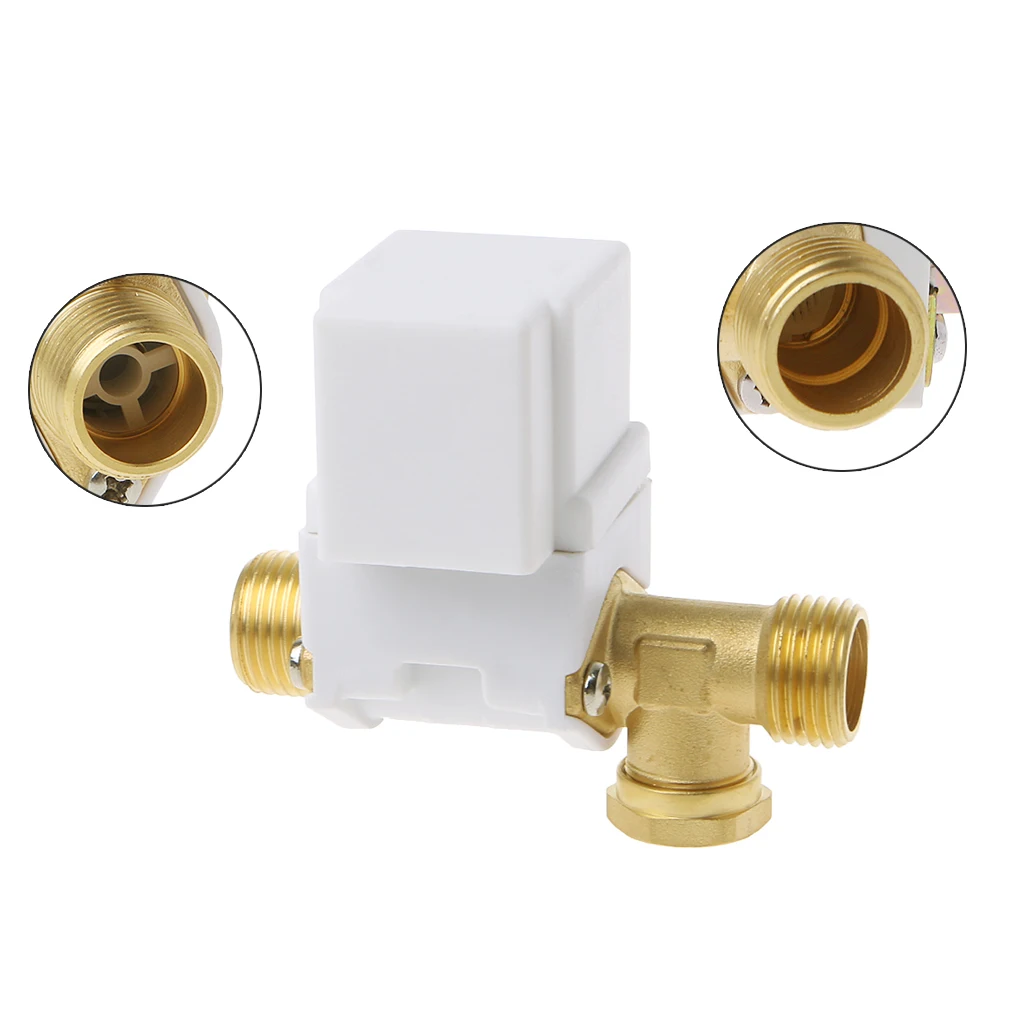 

AC New 220V 1/2" Electric Solenoid Valve For Water Air N/C Normally Closed Drop Ship Support