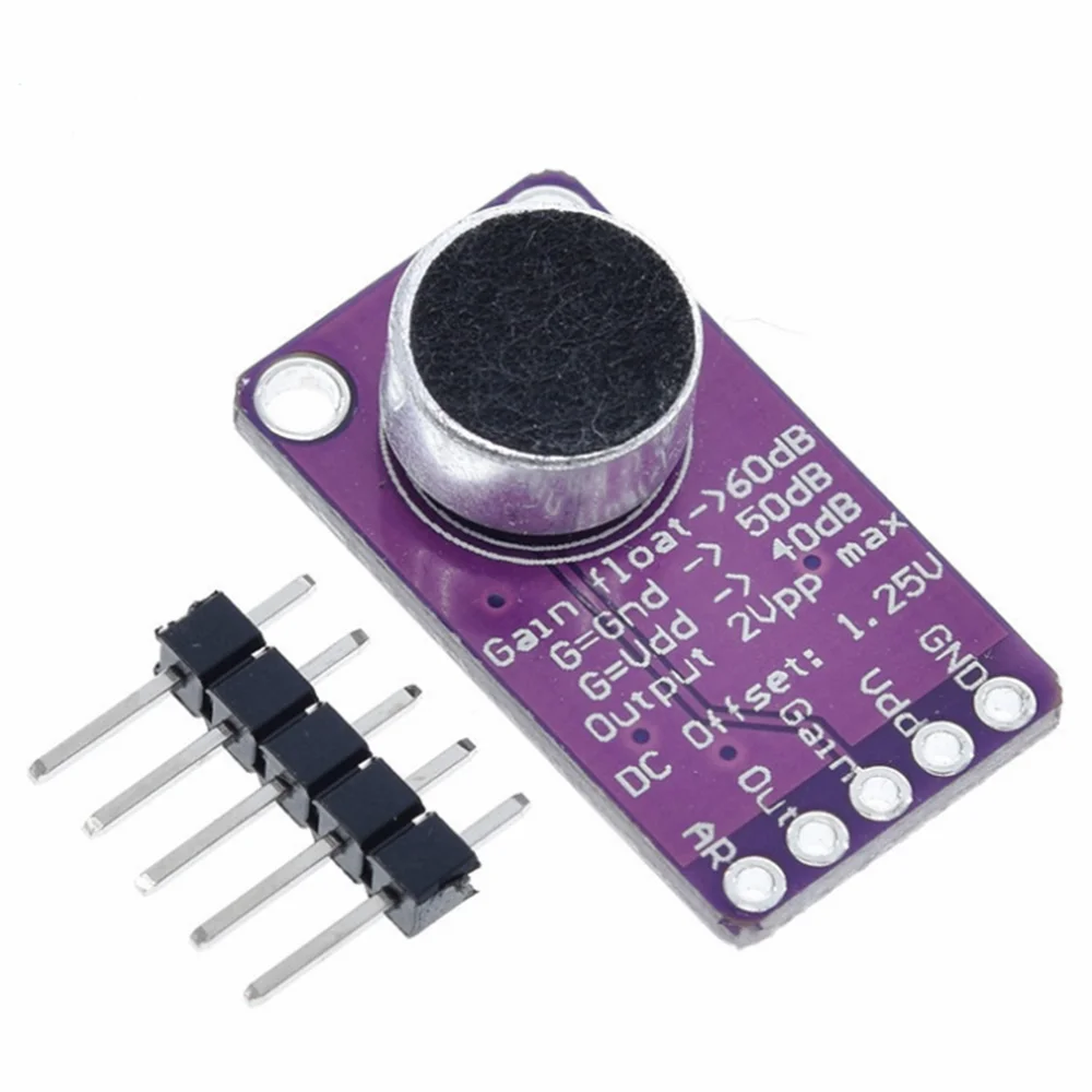 

MAX9814 High-Performance Microphone AGC Amplifier Module