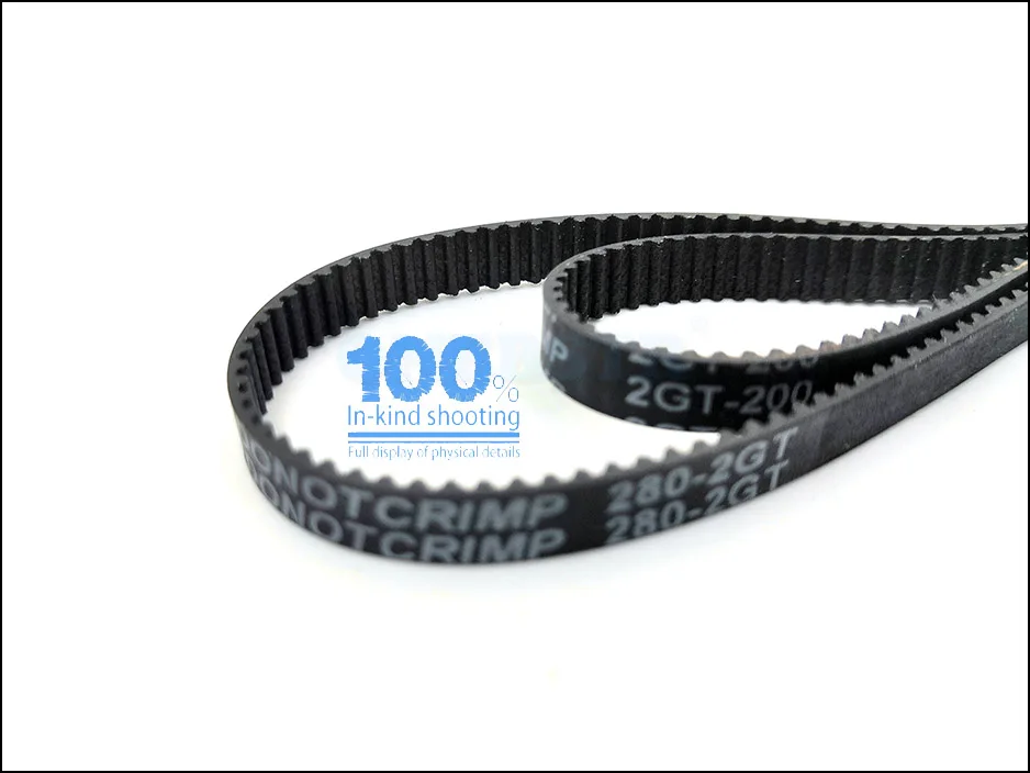 GT2 Closed Loop Timing Belt Rubber 2GT 6mm 110 112 122 158 200 280 300 400 610 752 852 1220 1524 mm Synchronous Belts 3D Printer 13