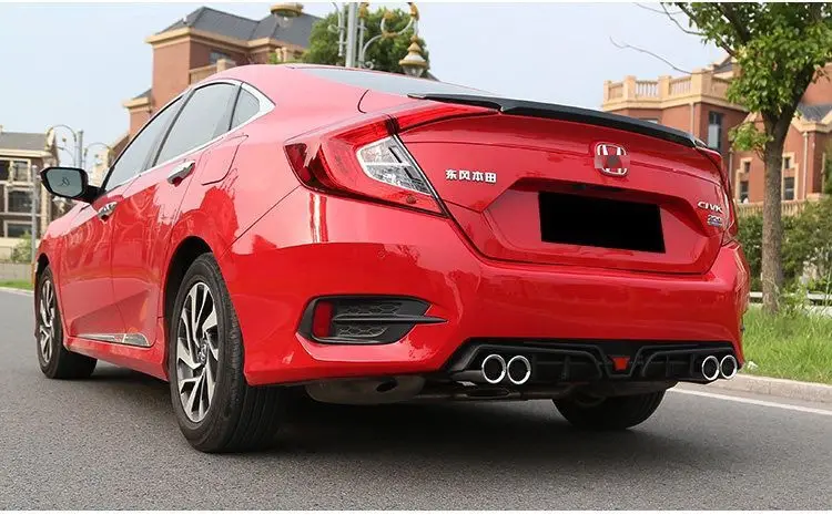 Для Honda Civic Body kit спойлер- для Civic BCK ABS задний спойлер передний бампер диффузор защитные бамперы