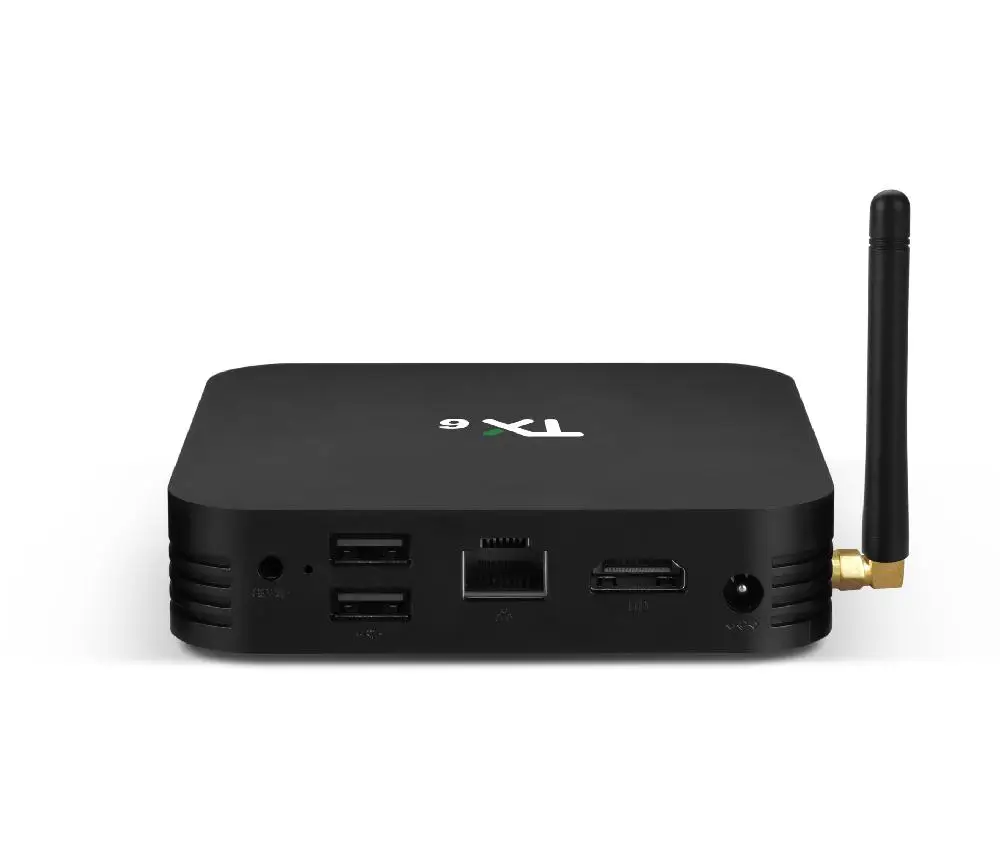 Eas tv ita TX6 Smart для Android 7,1 ТВ приставка 4G 32G Allwinner H6 четырехъядерный двойной Wifi BT4.1 телеприставка 4K H.265 HD медиаплеер qkc