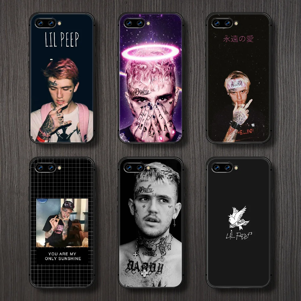 Чехол для телефона LIL PEEP чехол HUAWEI honor 8 8c 8a 8x9 9a 9x V10 MATE 10 20 I lite pro черный силиконовый