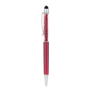 

Crystal 2 in1 Touch Screen Stylus Ballpoint Pen for iPhone Smartphone Wholesale