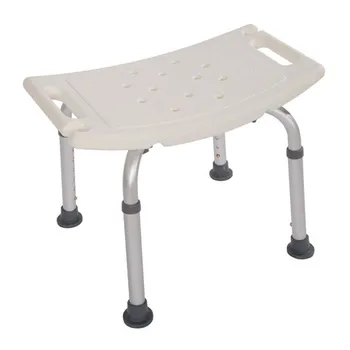 

Aluminium Alloy Elderly Bath Chair without Back of a Chair White Bath stool