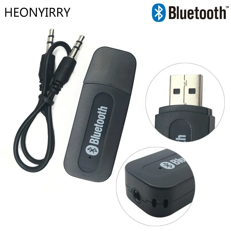 Bluetooth Aux беспроводной портативный мини Черный Музыкальный аудиоприемник адаптер