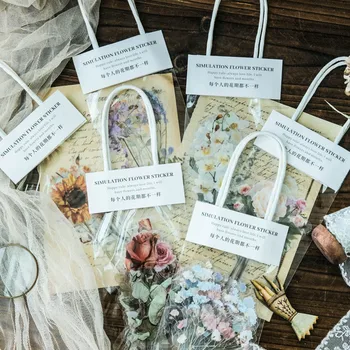 

No.7 Flower House Series Bullet Journal Decorative Kawaii Stationery Rose PET Stickers Scrapbooking DIY Diary Album Stick Lable