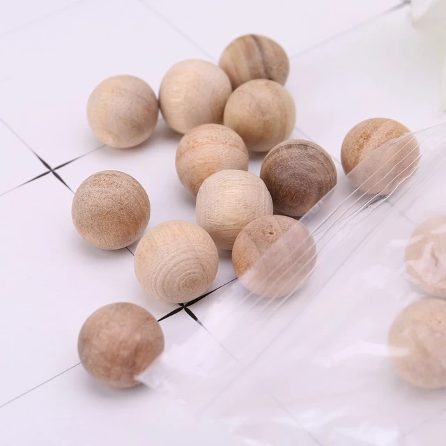 20Pcs/Set Moth Ball for Clothes Storage Moth Ball Wood Closet