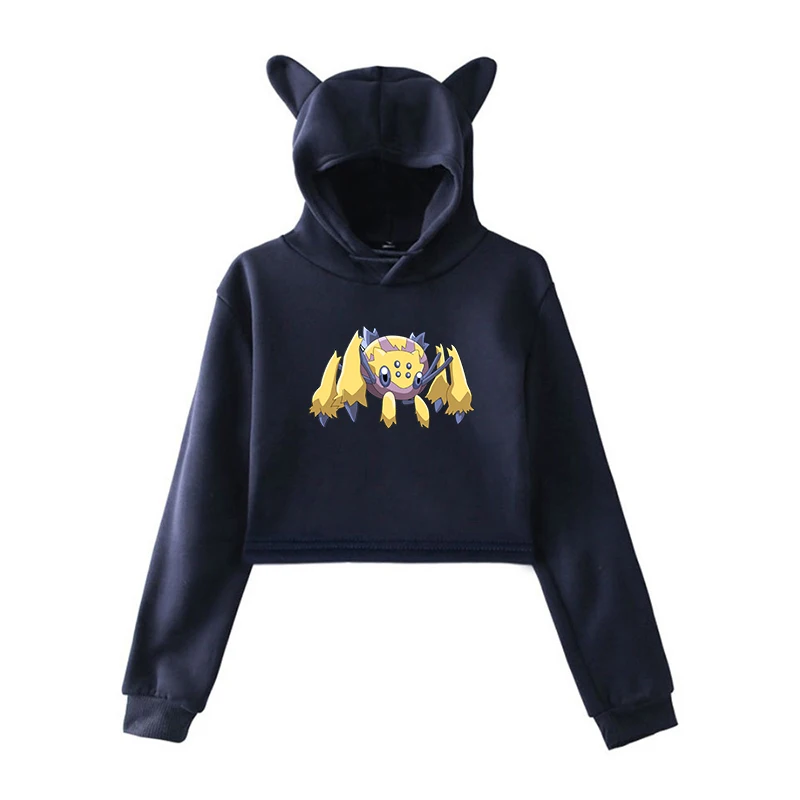 3 Толстовки с покемонами Eevee Bulbasaur, Женская Толстовка Harajuku, розовая одежда, Kpop, одежда для девочек, уличная одежда, зимний топ с длинными рукавами - Цвет: 3