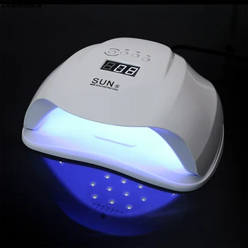 

48W Phototherapy Lamp SUN5plus Nail Machine LED Nail Dryer UV Baking Lamp Sunlight 5plu Nail Polish Baking Machine LCD Display