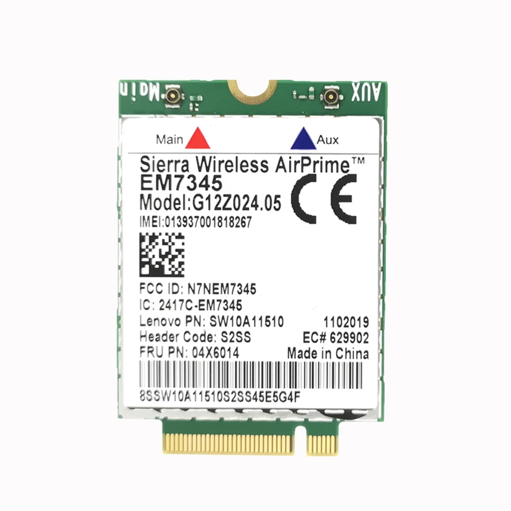 T450 шаблон высокоскоростной EM7345 04X6014 4G LTE WWAN карта для lenovo Thinkpad X1C | Компьютеры и