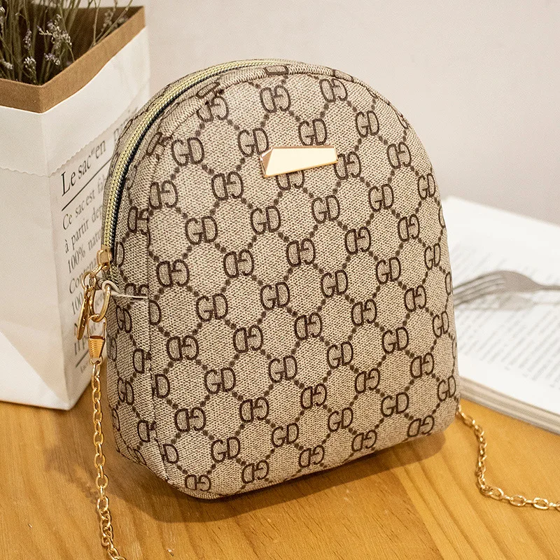 

Bag Women's 2019 New Style Korean-style Mini Retro Chain Fashion Shoulder Bag Shoulder Mobile Phone Bag