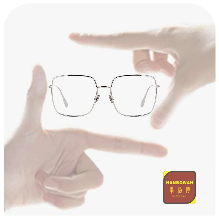 

Couples Popular Repair Face Optical Mirror Elegant Square Frame Metal Frames Dn10pt Men And Women Literature And Art Hot Models