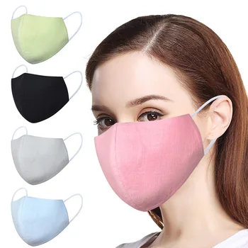 

Cotton Adult Face Mouth Mask Stylish Breathable Reusable Mouth Nose Cover Face Mask Adjustable Ear-loop Washable Mascarilla