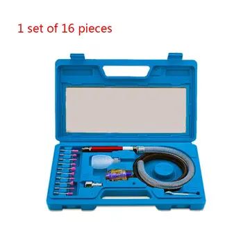 

16pcst Air Micro Die Grinder Kits High Speed Mini Pencil Polishing Engraving Set