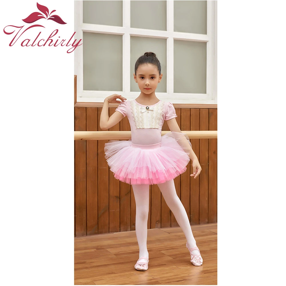 Lot De Ballet De Manga Corta Para Niña Lot De Ballet De Manga Corta Para Niña