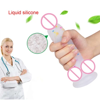 Jelly Dildos For Women Sex Toys Liquid Silicone Realistic Dildo Big Penis Dildosex Toy Women Masturbators Gode Adult Sex Shop 2