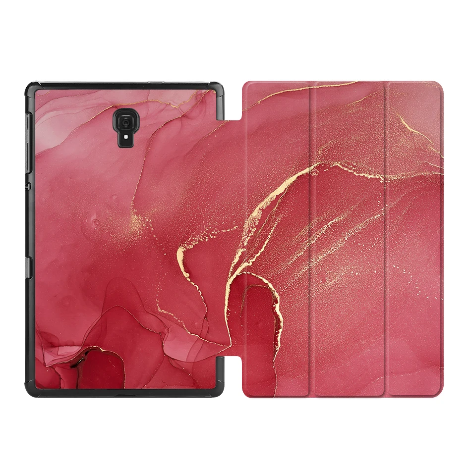 SS08 MTT чехол из искусственной кожи с мрамором для samsung Tab S4, 10,5 дюймов, SM-T830, T835, T837, тонкий магнитный откидной трехслойный чехол-подставка для планшета, Funda - Цвет: SS08