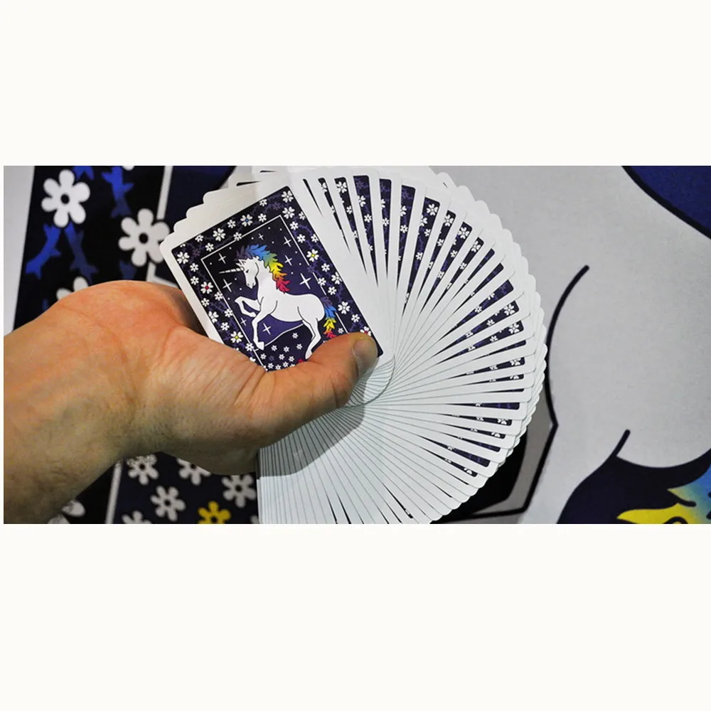 Велосипед Единорог Стандартный колода игральных карт Покер Размер USPCC на заказ Ограниченная серия волшебные карты фокусы реквизит для мага