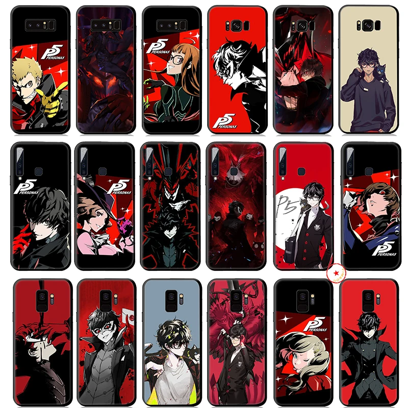 P5 P Persona 5 Мягкий силиконовый чехол для samsung Galaxy A9 A8 A7 A6 плюс 2018 A5 A3 2017 2016 J6 телефона |
