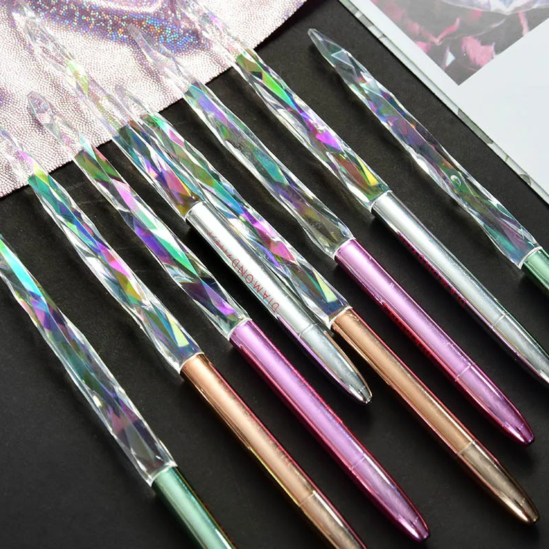 

1Pc Novelty Diamond Gel Pen Transparent Crystal Pen High Quality Neutral Pen For Kids Gifts School Office Stationery Supplies