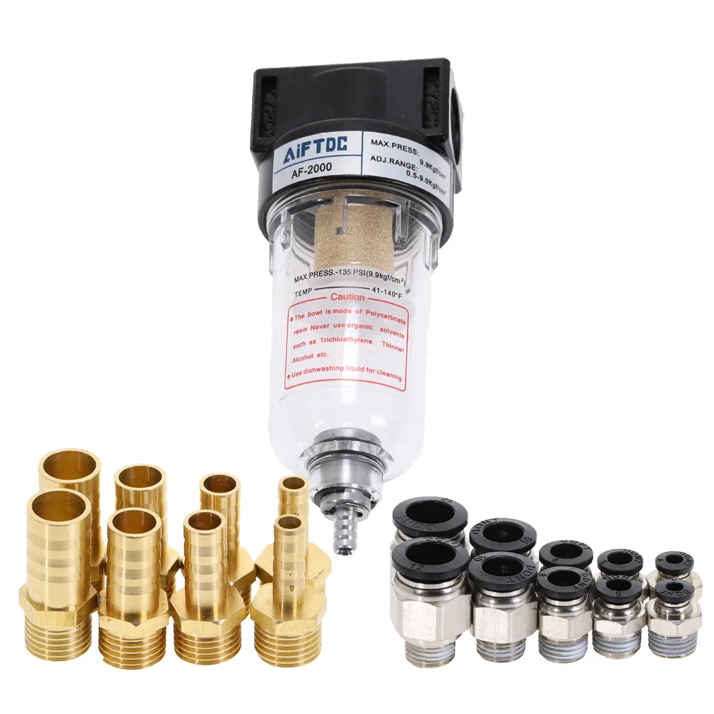 AF2000 1/4" PT Compressor Pressure Regulator Pneumatic Air Filter BSCAB xz 