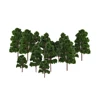 20 Mixed Scale Model Trees Train Railroad Micro Landscape Layout HO N Z Gauge Model Tree Decorate For Kid Gift 2