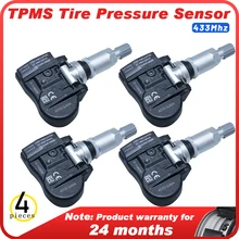 

4PCS 40700-3JA0A TPMS 433HMZ Tire Pressure Monitoring Sensor For NISSAN Altima Murano 2015 2016 2017 2018