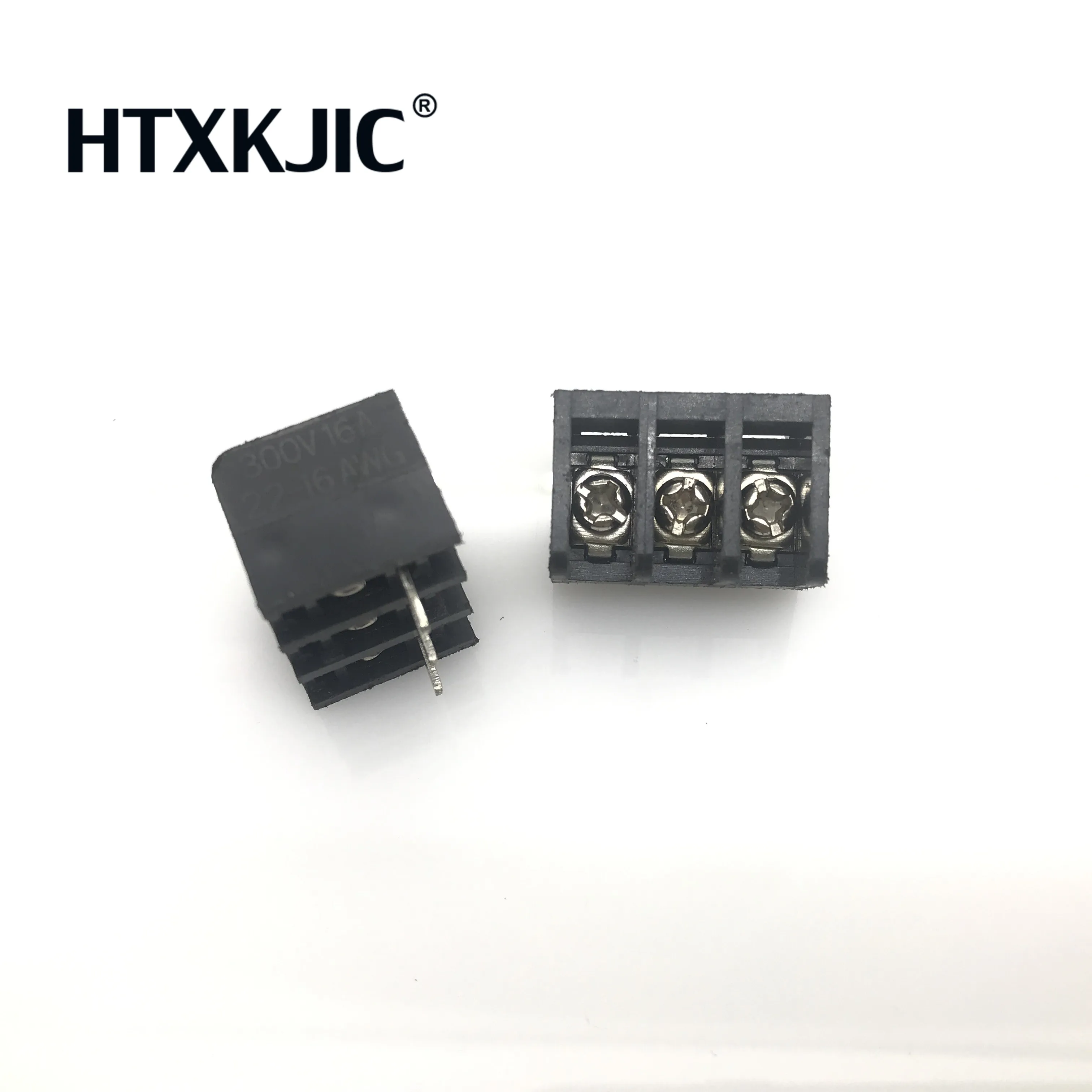 Blocos de Terminais de Barreira 6.35 Milímetros Arremesso Conector 730pin Hb611 Alfinete Preto Proteção Ambiental 100 Pcs - Imagem 4