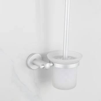 

Free Shipping YUJIE JY200A-2 Non perforated double base towel rack toilet brush double pole space aluminum bathroom pendant