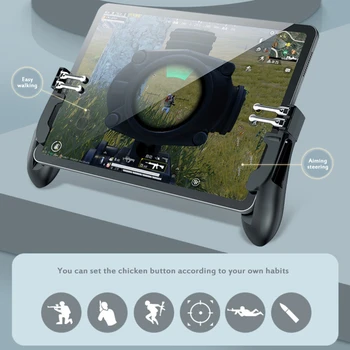 

For PUBG Mobile Phone Shooter Aim Controller Game Trigger Universal Fire Assist Button For Smartphone H11 For IPhone Xiaomi