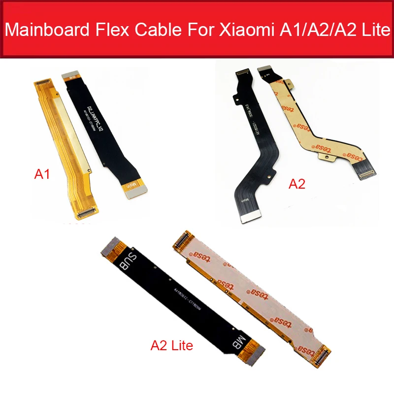 Материнская плата lcd гибкий кабель для Xiaomi Redmi Mi A1 A2 5X6X6 Pro LITE основная плата гибкий кабель для замены, ремонта