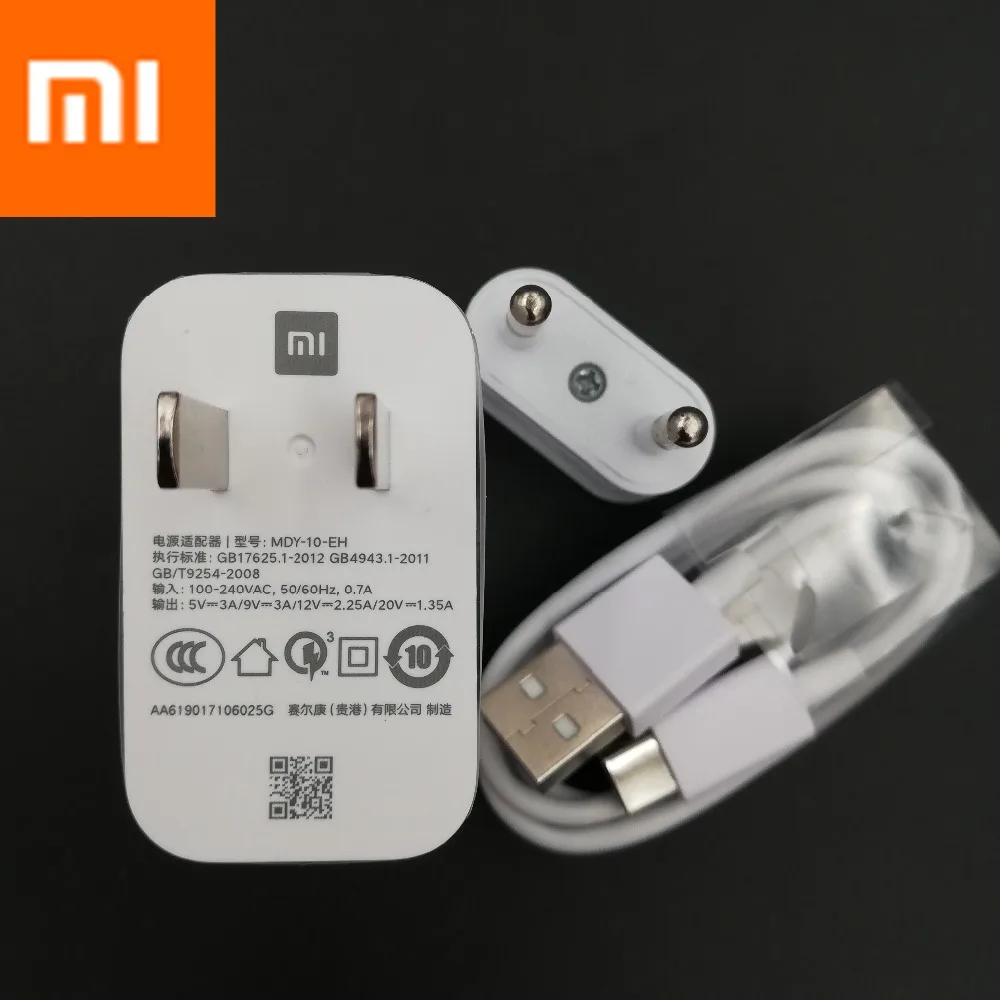 US add EU cable Новое 27 Вт Оригинальное Беспроводное зарядное устройство Xiaomi 20 Вт Макс 15 в применяется к Xiaomi Mi9 MiX 2S Mix 3 Qi EPP10W для iPhone 11 XS XR XS Max - Цвет: US add EU cable