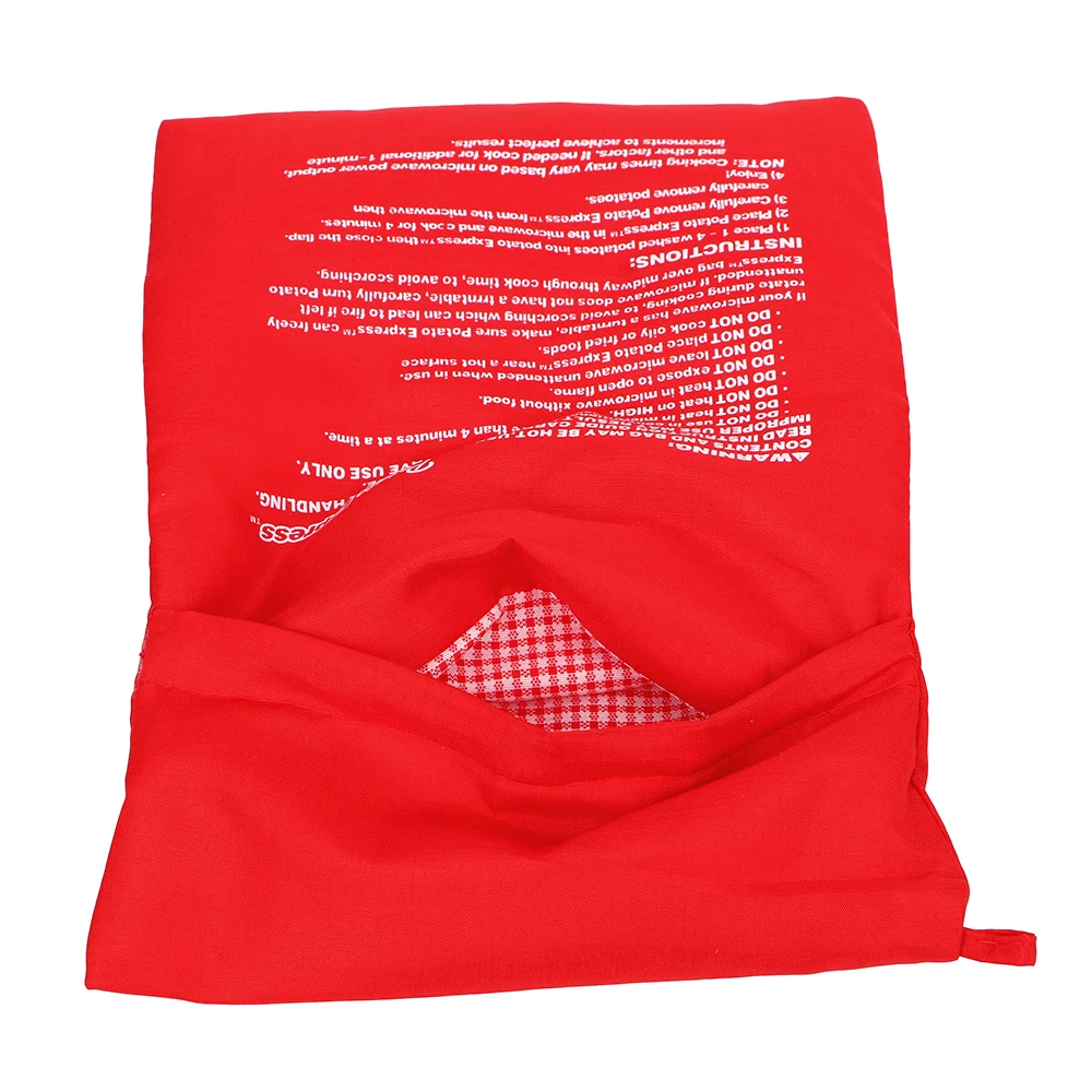 Microwave Baking Potatoes Bag Washable Cooker Bag Easy To Cook Steam Pocket Quick Fast Baked Potatoes Rice Pocket